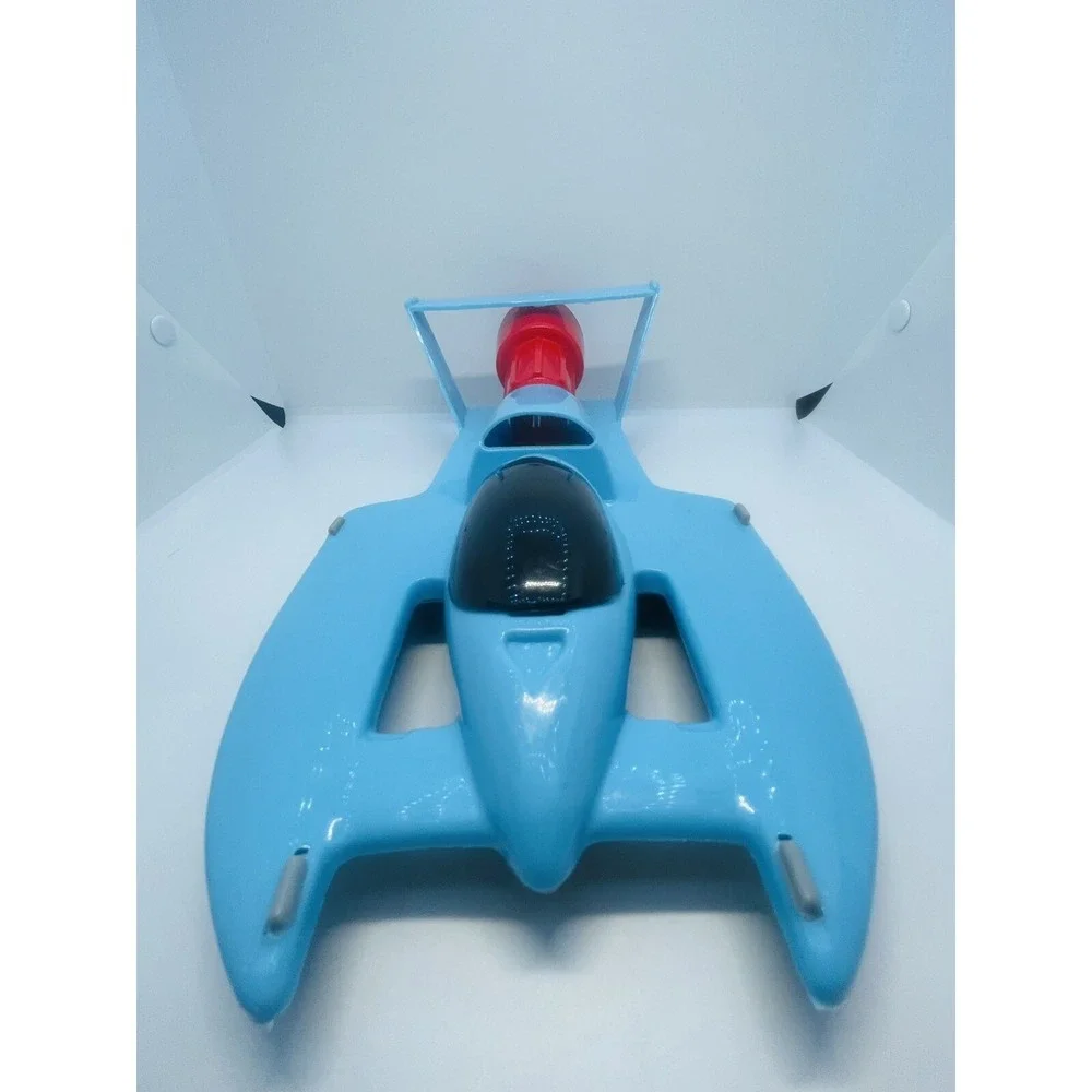New USA Made‎ Plastic Toy Speed Racing Boat Blue Boat Pink Motor